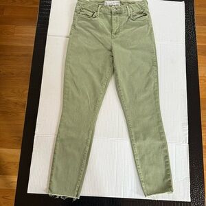 Frank & Eileen Olive Green Sligo Jeans Size 29